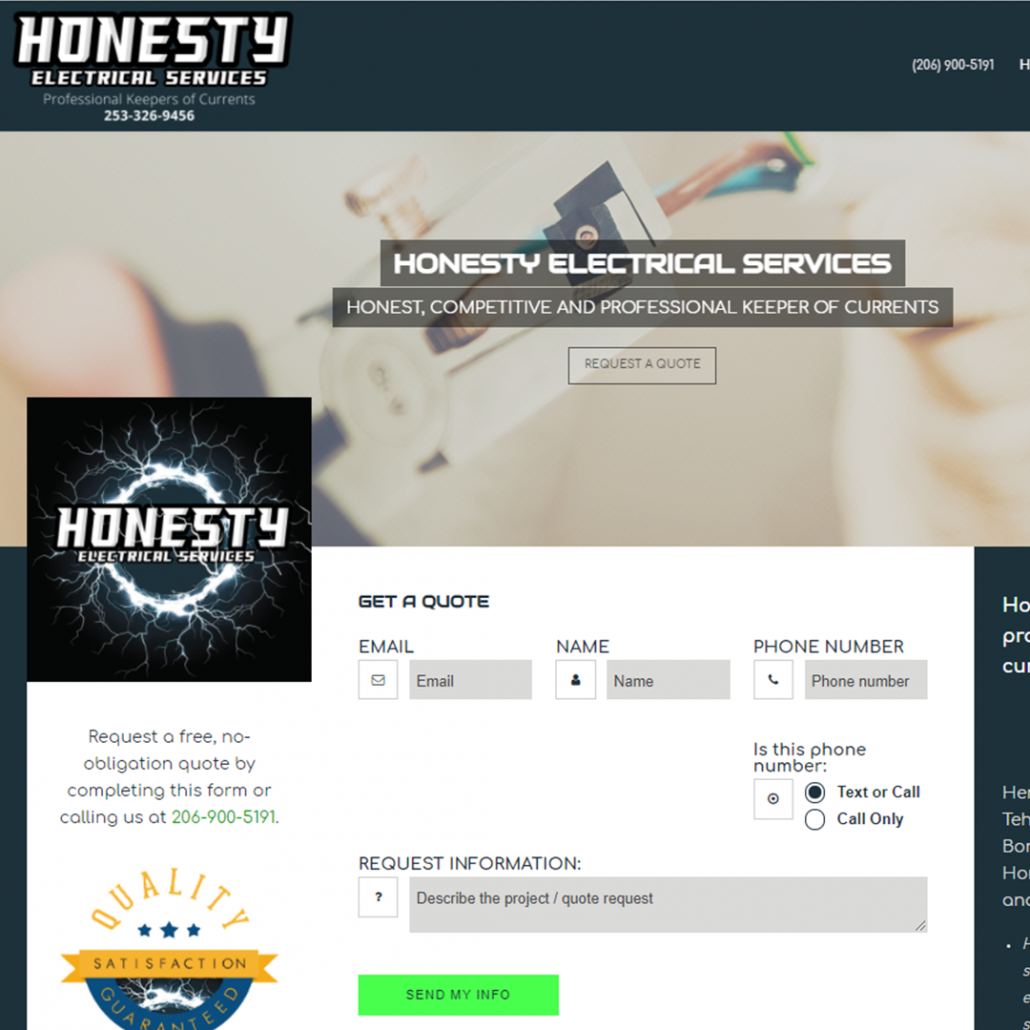 portfolio - honesty electrical services